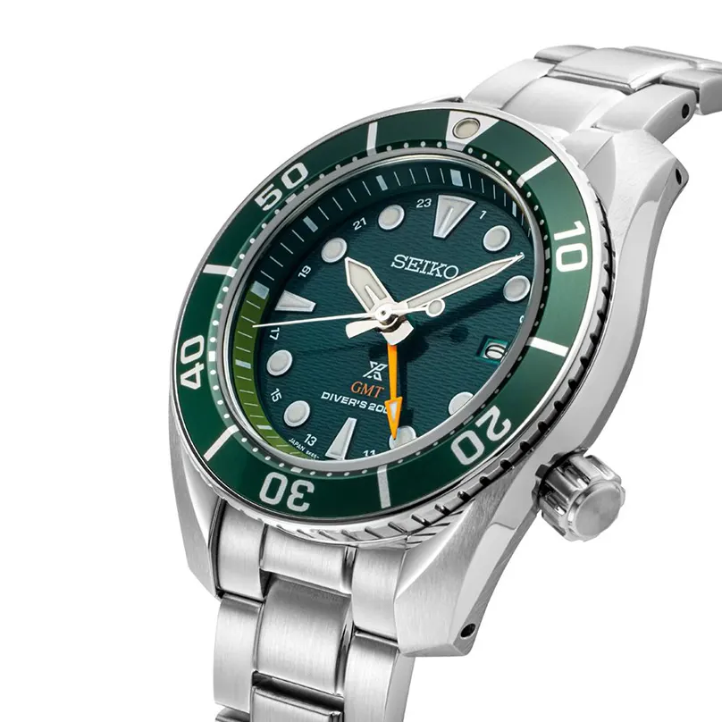 Seiko Prospex Sea Sumo Solar GMT Men's Watch- SFK003J1