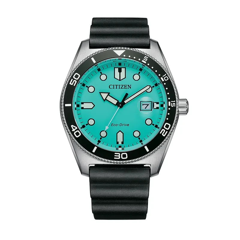 Citizen Eco-Drive Turquoise Tiffany Blue Dial Men's Watch- AW1760-14X
